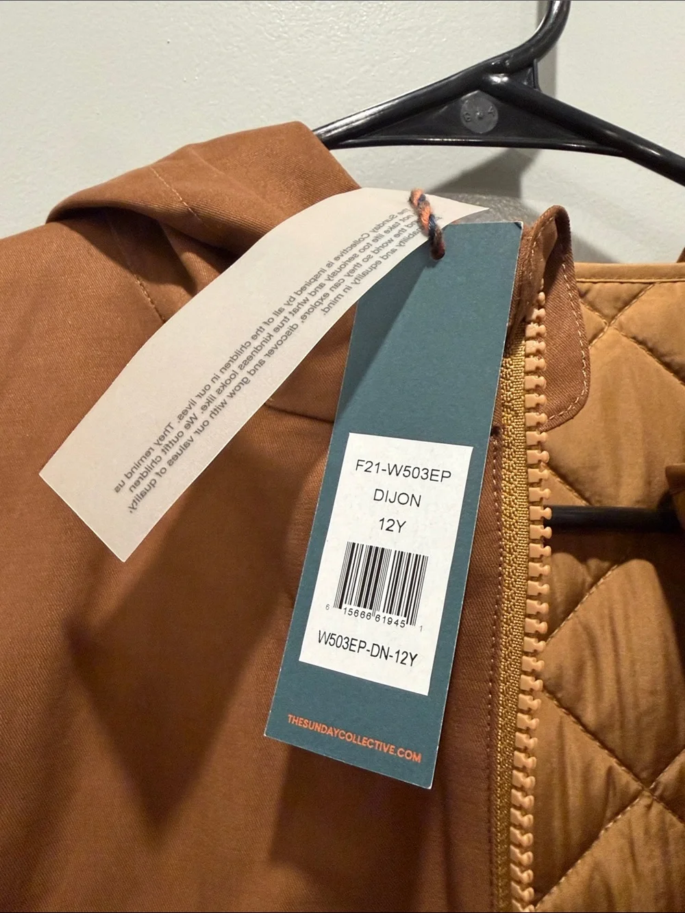 The Sunday Collective Jacket | Hooded Jacket | Sz 12 youth